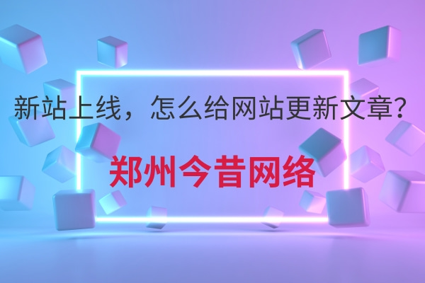 新站上線，怎么給網站更新文章？